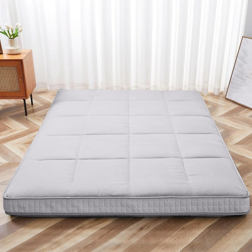 Extra Thick Double Size Japanese Futon Mattress Foldable Memory Foam Sleep Pad