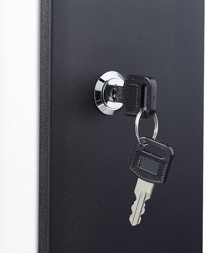 Wall Mounted Lockable Letterbox Steel DIN A4 Slot Weatherproof Modern Design