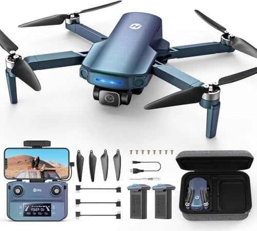 4K GPS Drone w/ 10,000ft Range Brushless Motor 2 Batteries Auto Return Follow Me