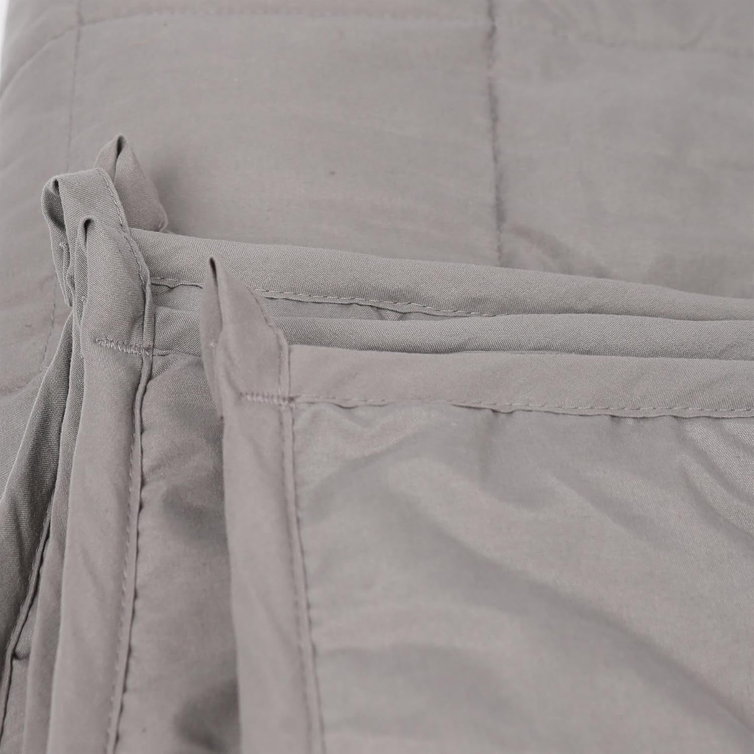 6kg Weighted Blanket, Grey Cotton 125x180cm Anxiety Stress Relief