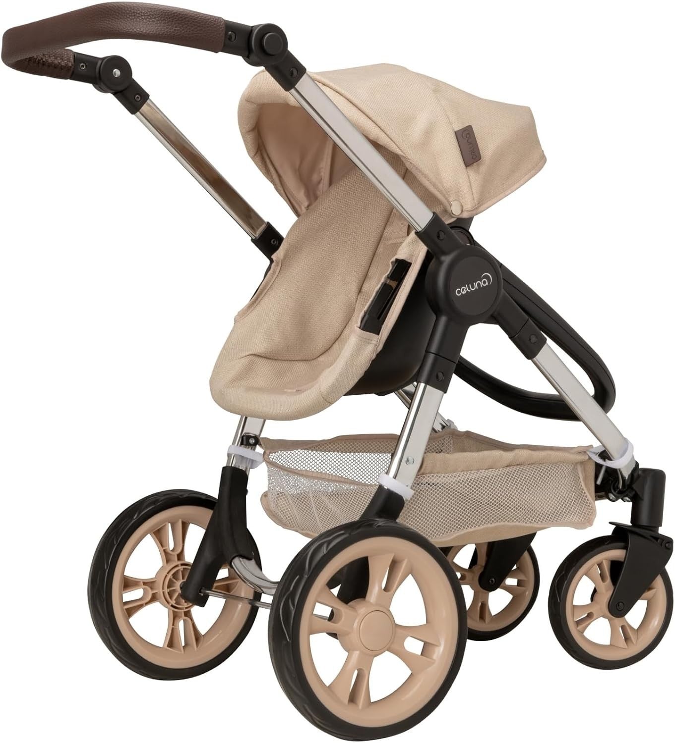 3in1 Dolls Pram Travel System Pushchair Carrycot Car Seat Toy 3+