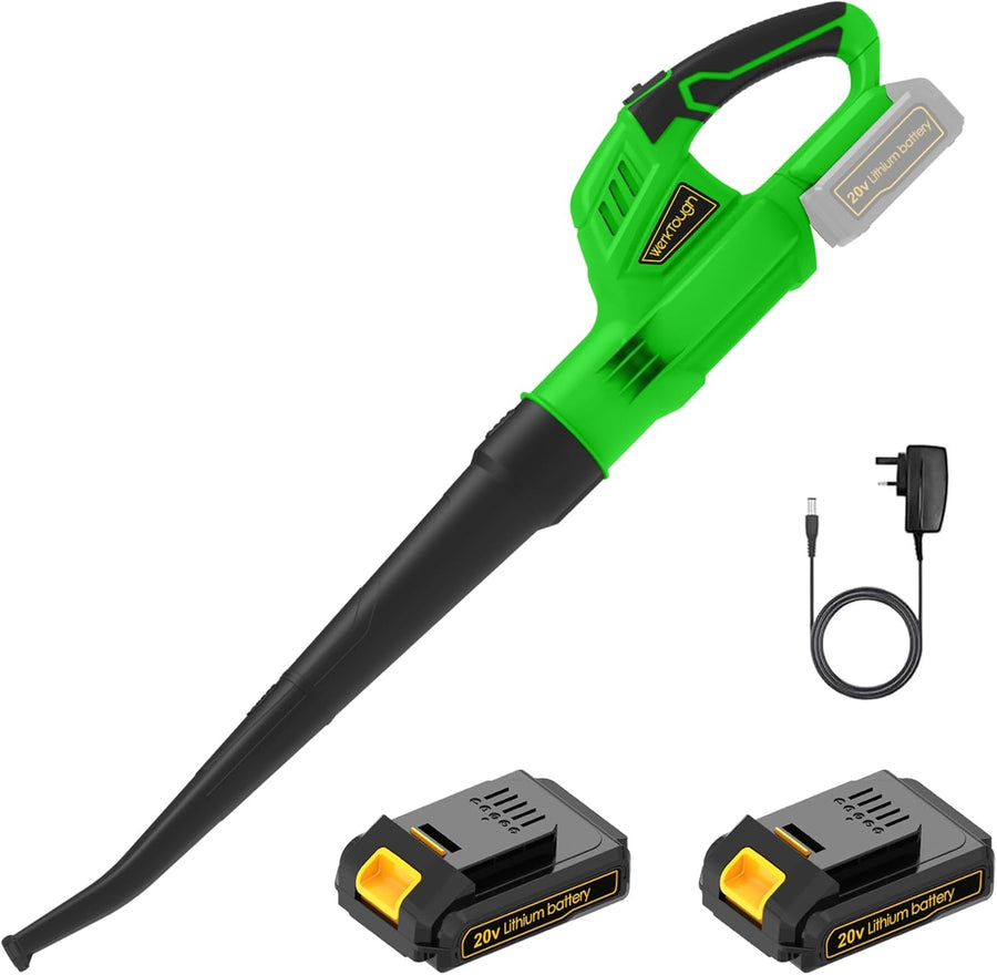 Cordless Leaf Blower 20V Battery Powered Lightweight Electric Garden Sweeper