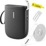 Bluetooth Thermal Label Maker 300DPI Portable Printer Black