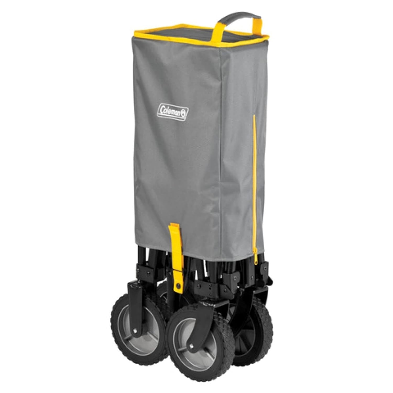 Coleman Folding Camp Wagon Heavy Duty Outdoor Utility Cart w/ Telescoping Handle