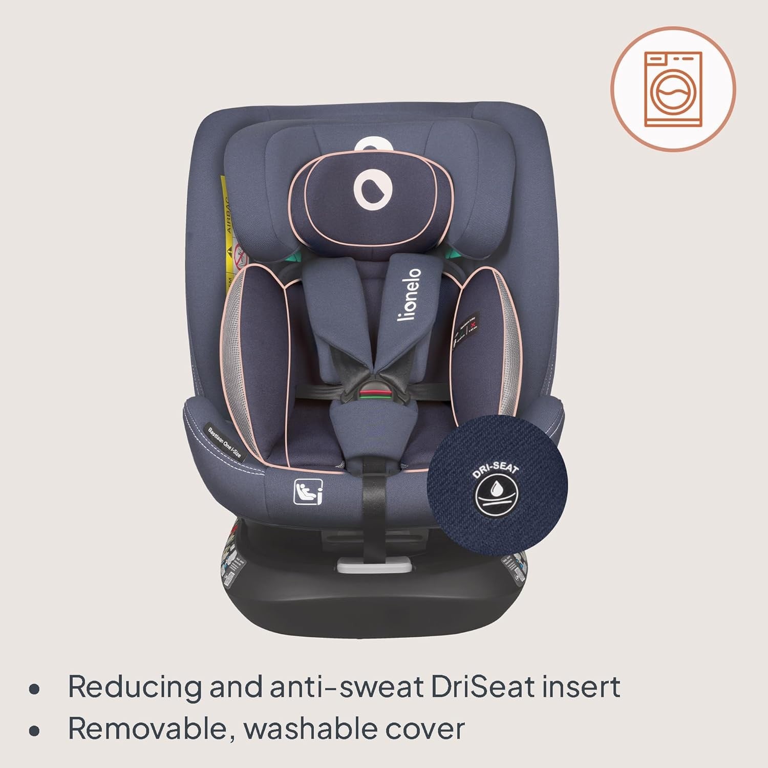 360° Swivel ISOFIX i-Size Baby Car Seat 0–12 Years & Forward Facing