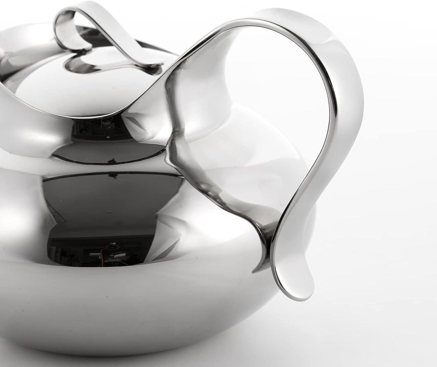 Stainless Steel Afternoon Tea Set Teapot Sugar Pot Jug 4 Serving