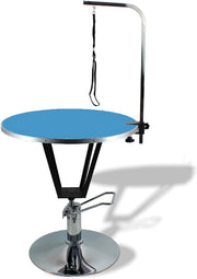 Hydraulic Dog Grooming Adjustable Height Folding Round Non Slip Top