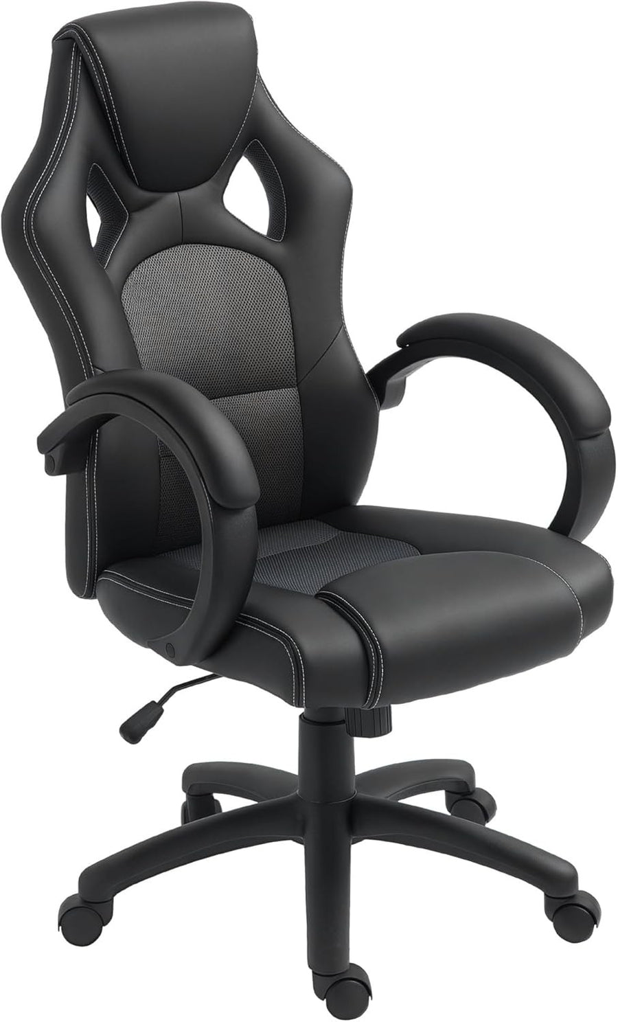 Gaming Chair Racing Style Swivel Faux Leather Desk Chair