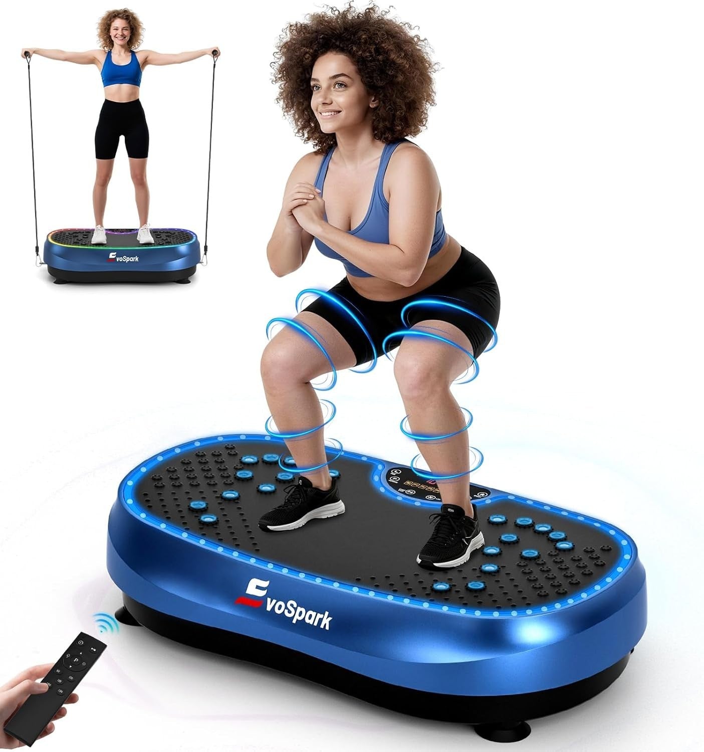 High Capacity 2D 3D Vibration Plate Dual Motor 199 Speed LED Platform