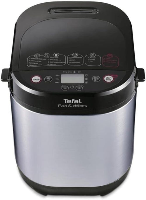 Bread Maker 20 Programs Gluten-Free Yoghurt Jam Black Stainless Steel