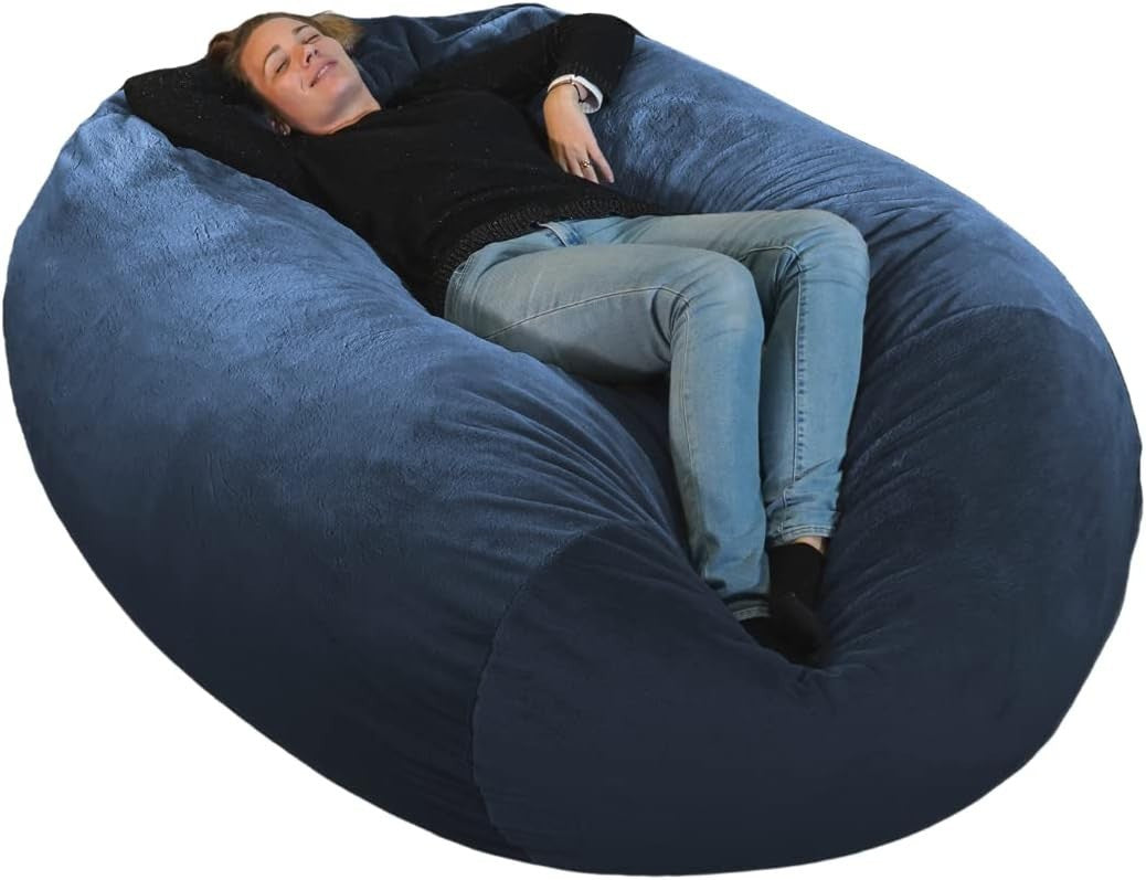 Giant Memory Foam Bean Bag Chair for Adults Kids Lounge Sofa Bed