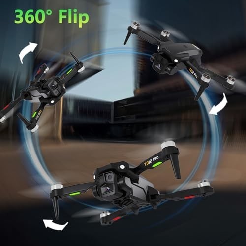 Foldable Mini Drone with 4K Camera, Brushless Motor, App Control, Carry Case