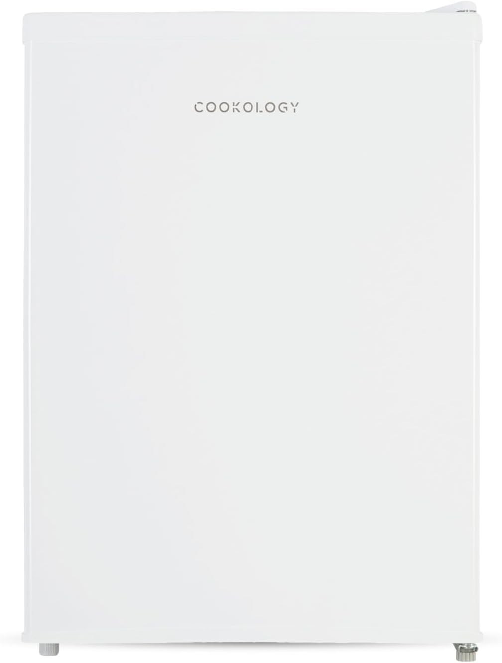 67L Table Top Mini Fridge Compact Freestanding Reversible Door White