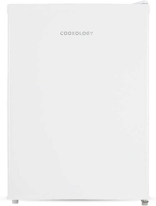 67L Table Top Mini Fridge Compact Freestanding Reversible Door White