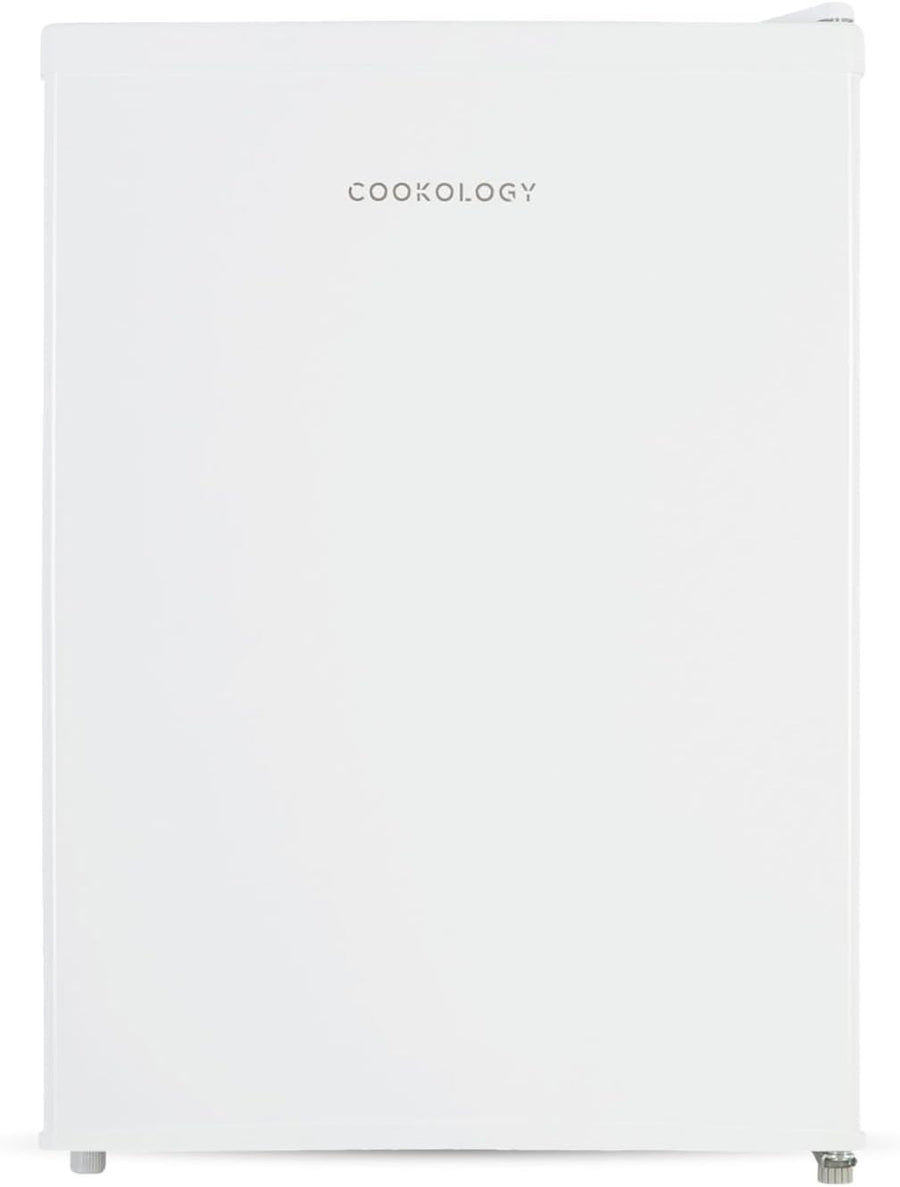 67L Table Top Mini Fridge Compact Freestanding Reversible Door White