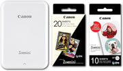 Portable Mini Photo Printer White | Instant 2x3” Prints + Stickers