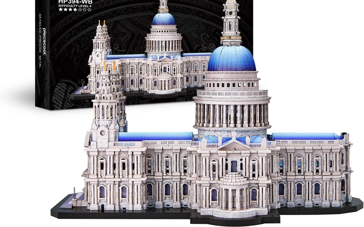 3D Metal Puzzle Cathedral Model Kit for Adults, DIY Gift, 22.5cm Long
