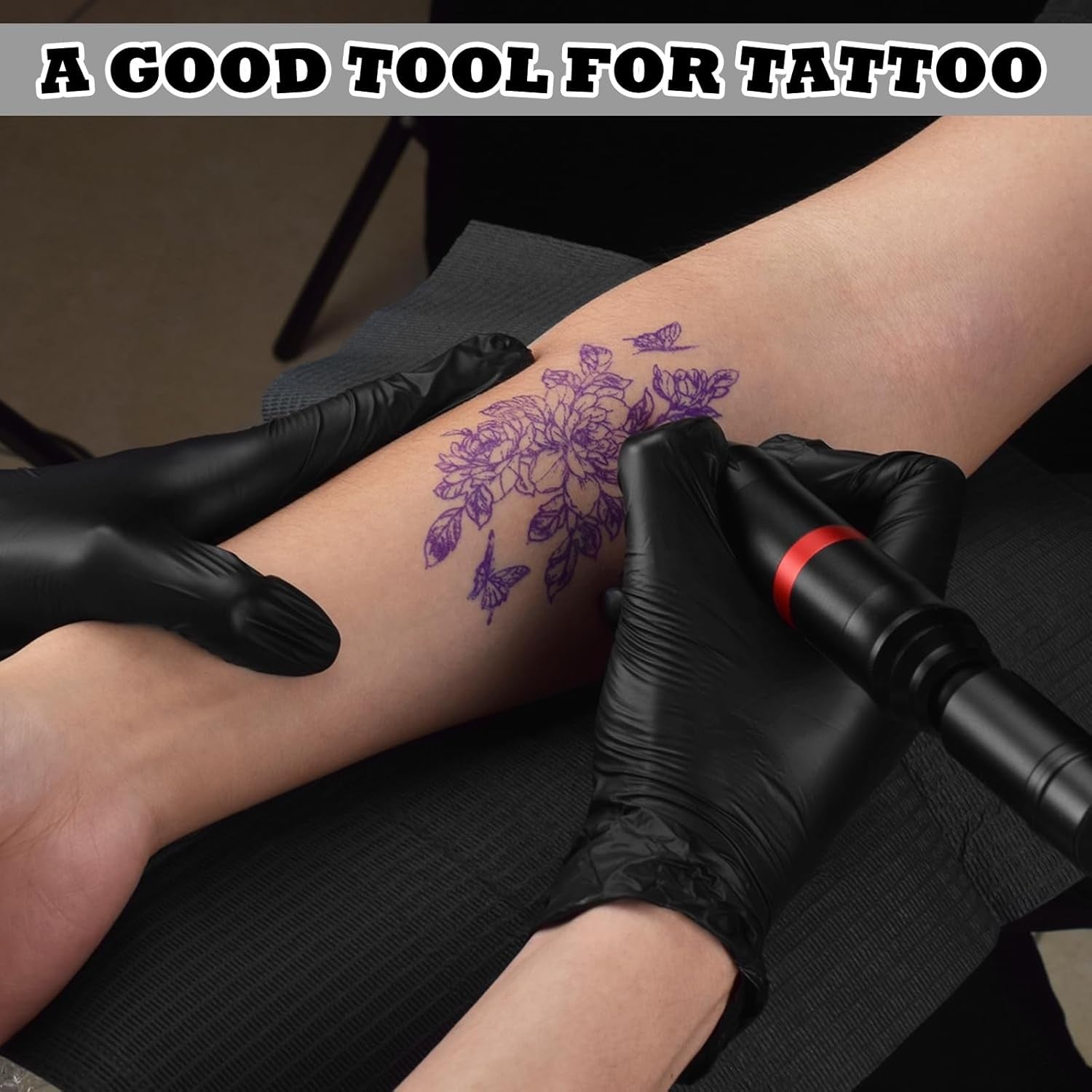 Tattoo Arm Rest Stand Adjustable Height Padded Arm Leg Support Tripod Base