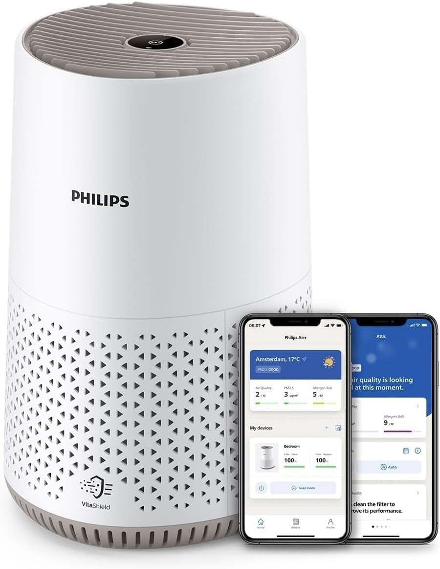 Ultra Quiet Air Purifier HEPA 99.97% Allergy Relief App Control 44m²