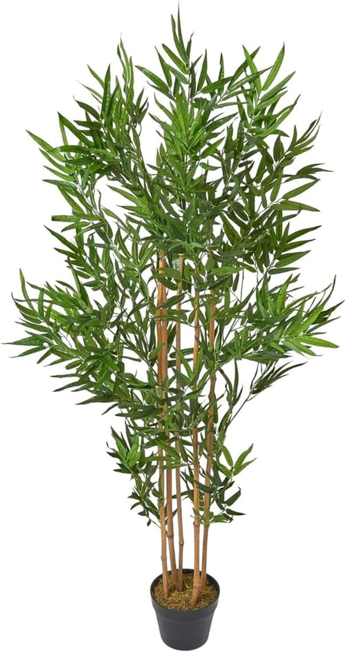 5ft Artificial Bamboo Tree in Pot Realistic Green Indoor Home Decoration Indoor