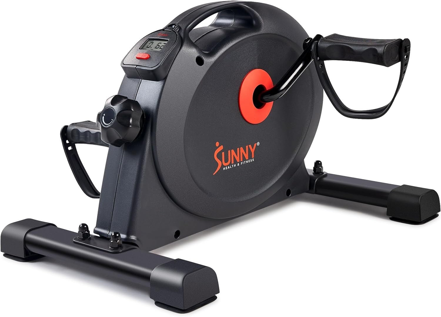 Under Desk Exercise Bike Pedal Trainer for Arms & Legs LCD Quiet