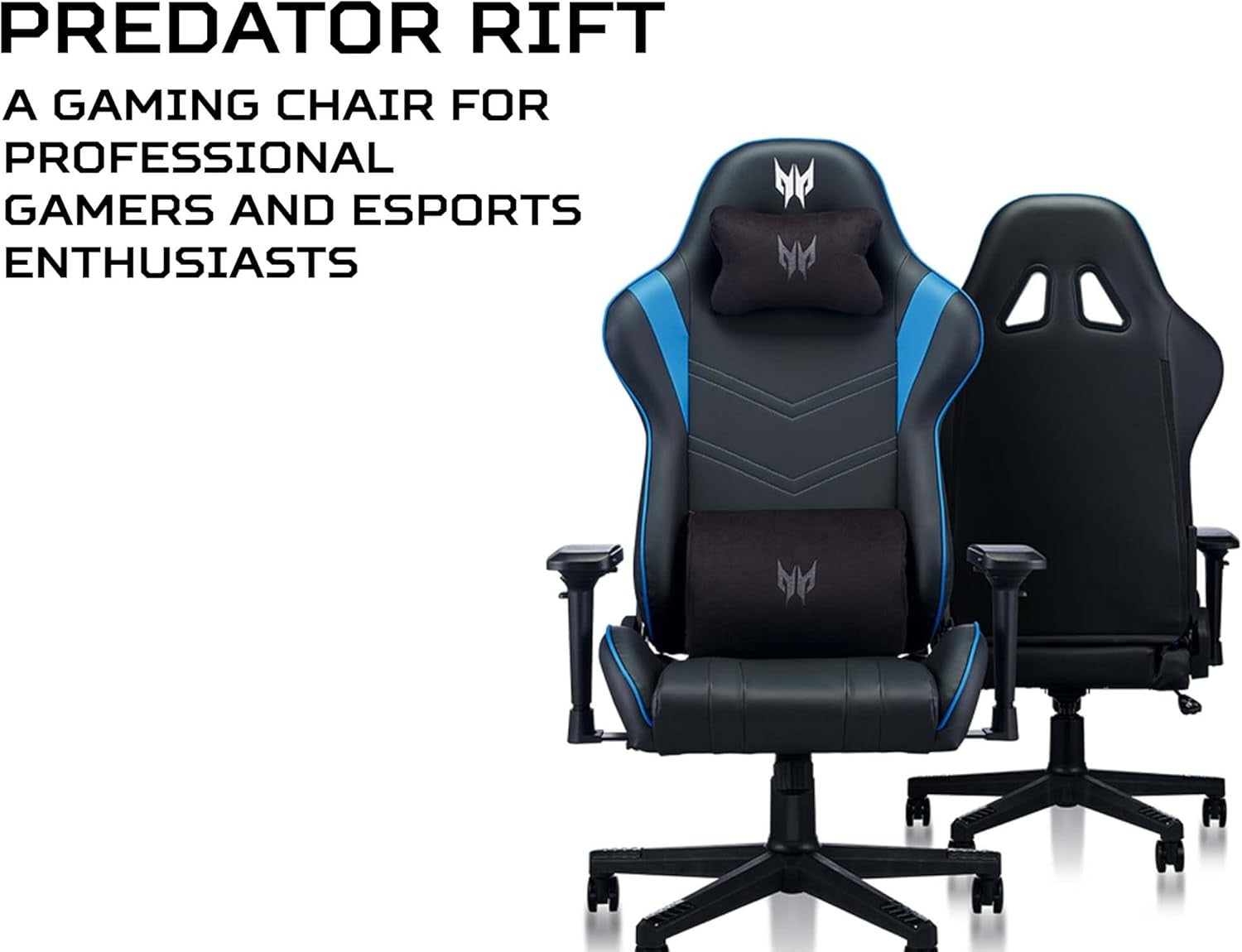 Ergonomic Gaming Chair 4D Armrests Reclining Back PVC Leather