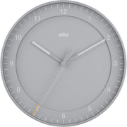 30cm Grey Wall Clock Silent Sweep | Easy Read, Modern Office & Home Clock