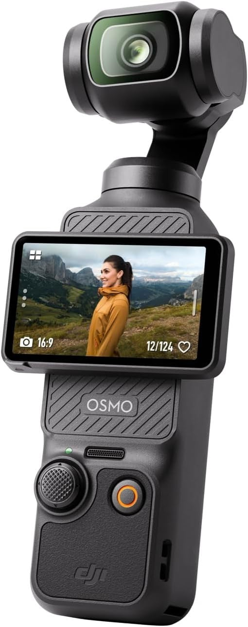4K 120FPS Vlogging Camera 3-Axis Stabilizer Touchscreen Pocket