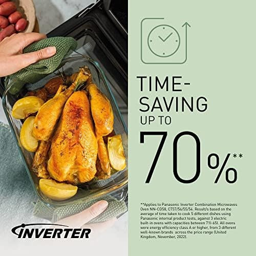 27L Slimline 1000W Combination Microwave with Inverter & Quartz Grill