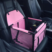 Pink Dog Car Seat Booster Waterproof Pet Travel Carrier Safety Harness
