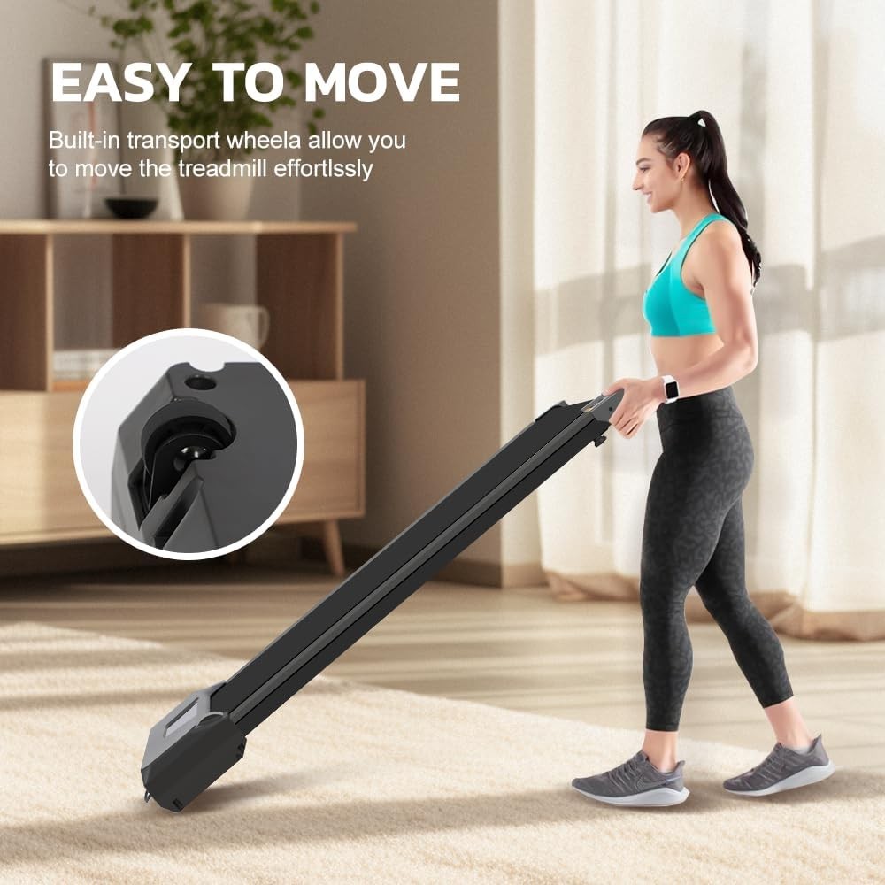 Compact Under Desk Treadmill Walking Pad – Quiet, Slim, LED Display