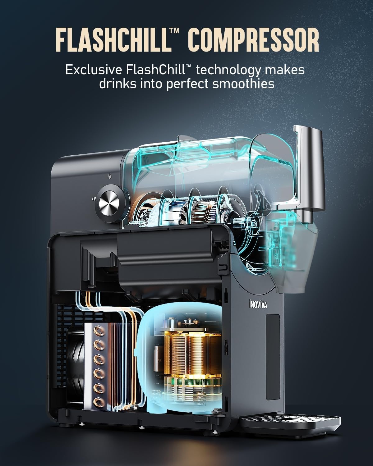 Slush Machine No Ice Needed Frozen Drink Maker Milkshake Cocktail 2.6L