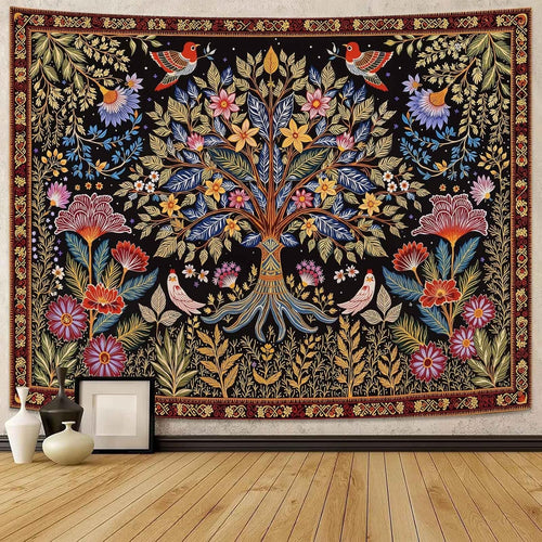 Tree of Life Tapestry 90x70" Boho Wall Art Bedroom Living Room