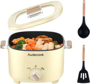 Electric 2.5L Multi Cooker Non-Stick Hot Pot for Soups, Ramen & More
