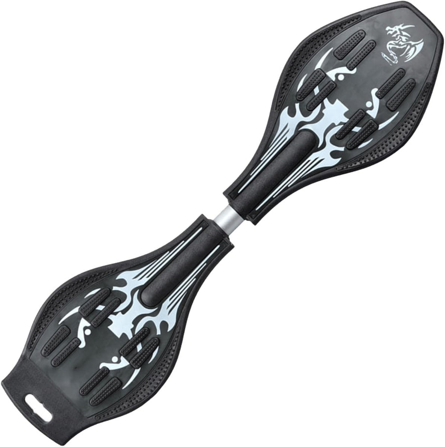 Youth Caster Board LED Light Up Shortboard Skateboard for Kids