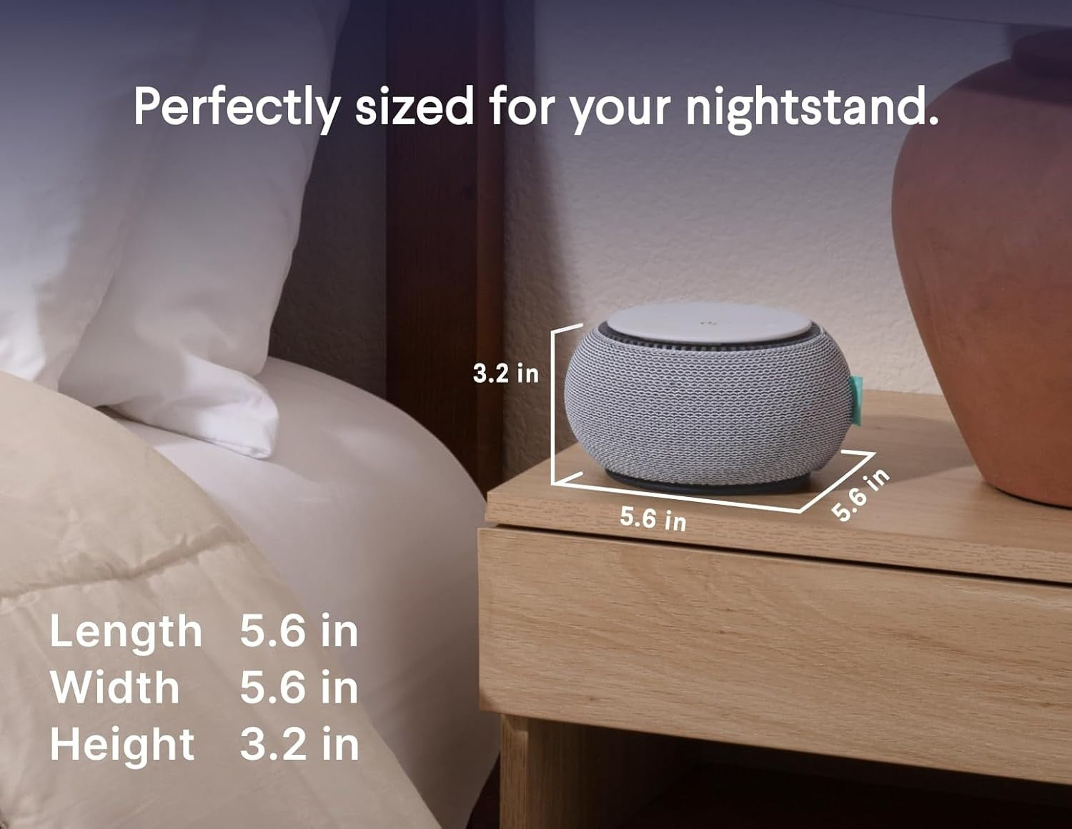 Non-Looping White Noise Machine Real Fan Sleep Sound Night Light App