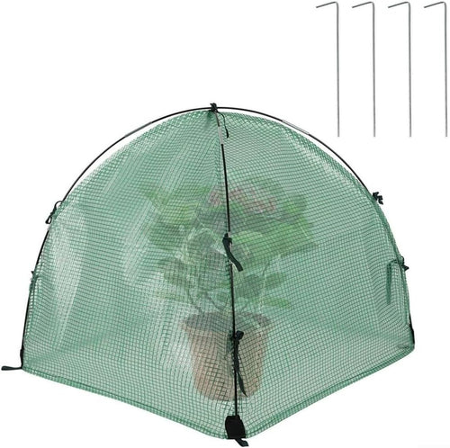 Mini Greenhouse Cold Frost Protection Tent 60x60x60cm Transparent Garden Cover