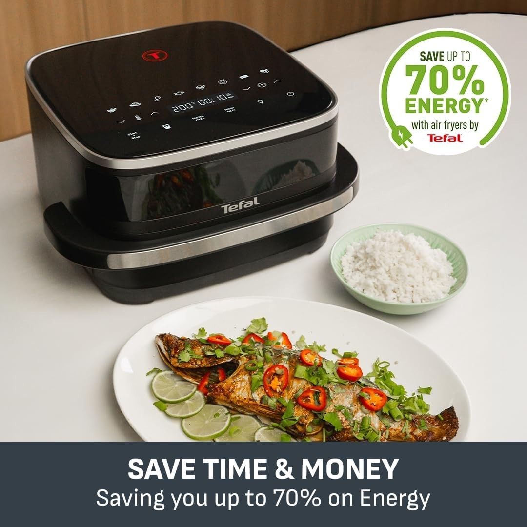 XL Pizza Air Fryer Oven | Extra-Crisp Tech | Viewing Window | Large Surface