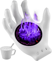 White Devil Hand Coffee Mug Warmer Set 3 Temp 8H Auto Off