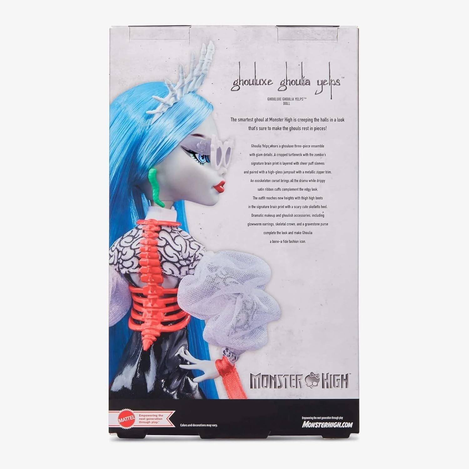 Luxury Collector Fashion Doll High Fashion Outfit Skeletal Corset