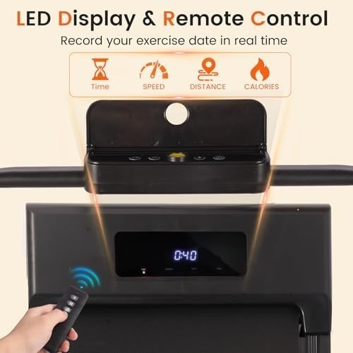 3-in-1 Foldable Walking Pad Under Desk Treadmill w/ Handle 10km/h Home Fitness