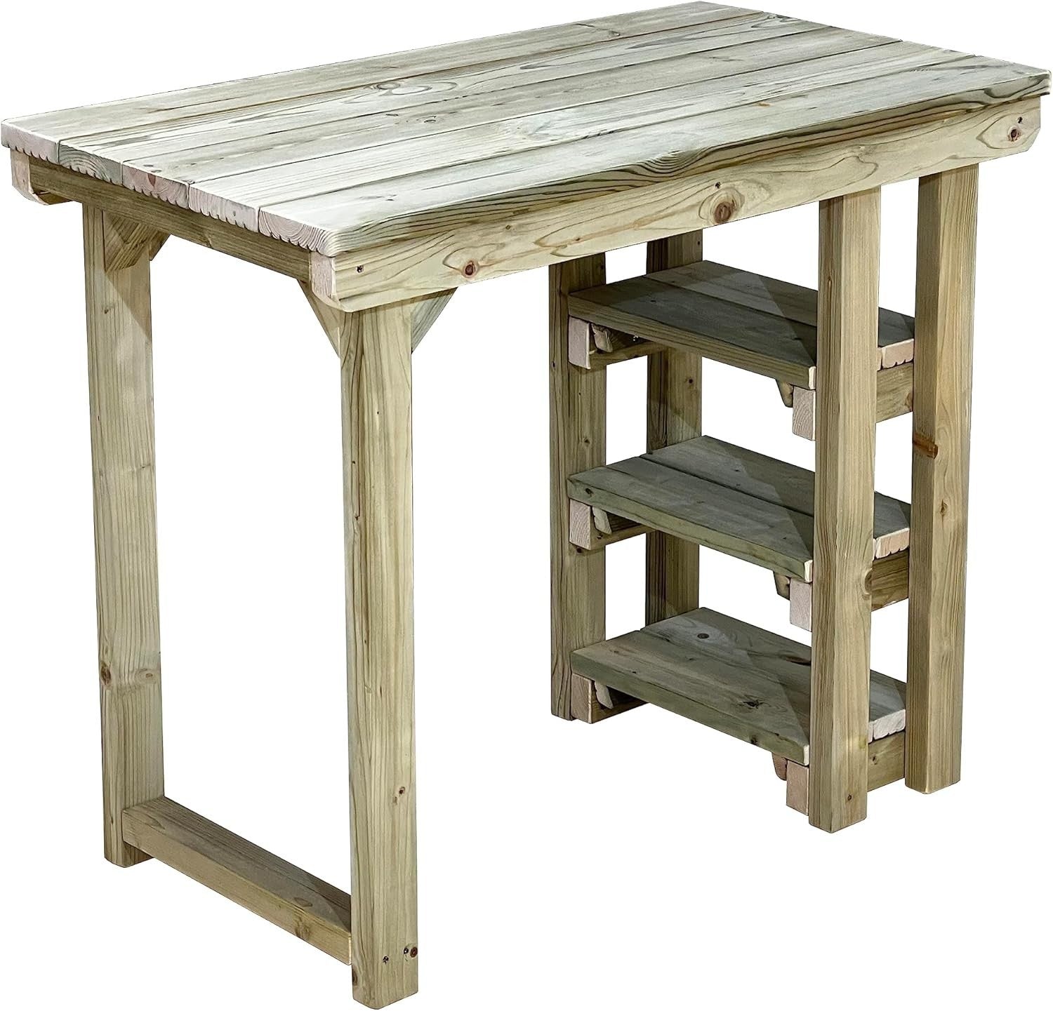 Wooden Garden Potting Table – Multi-Purpose Workbench 106cm Outdoor Bench