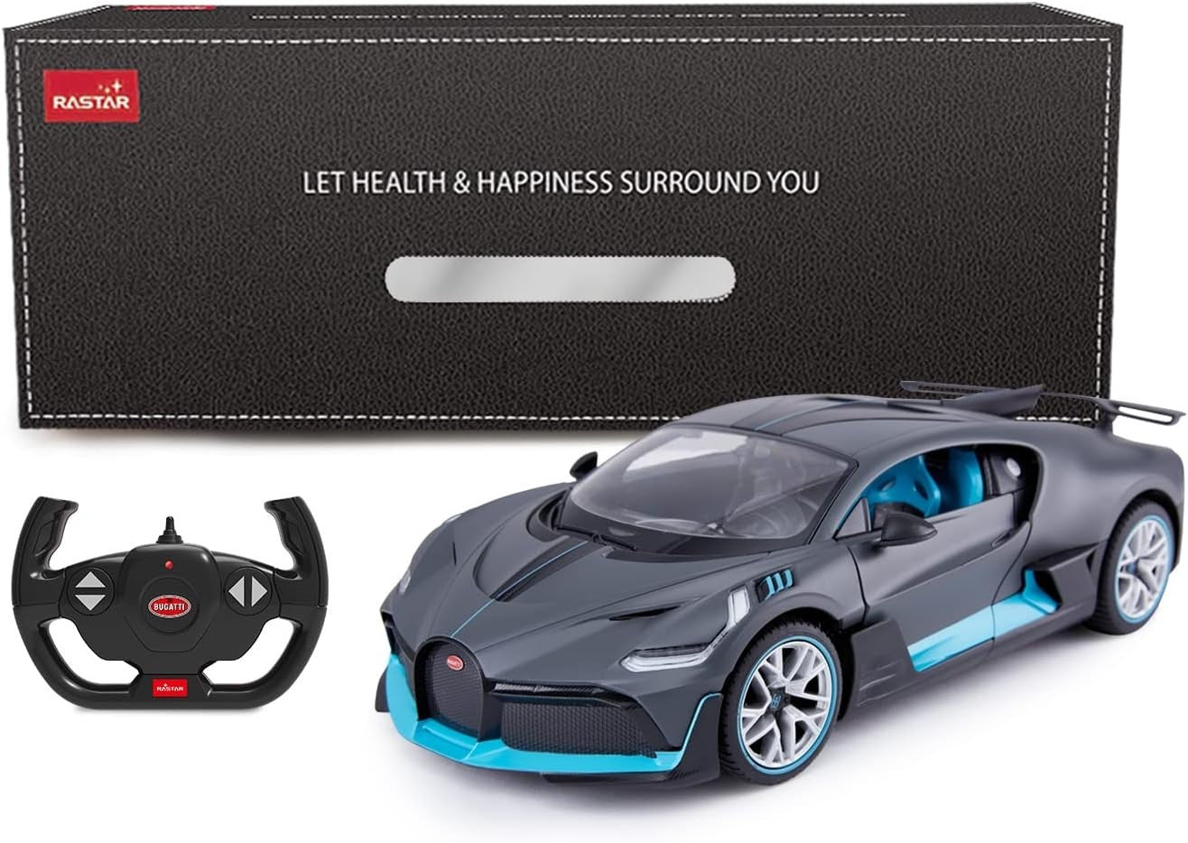 1:24 RC Sports Car, Remote Control Model Toy for Kids & Adults with LED Lights