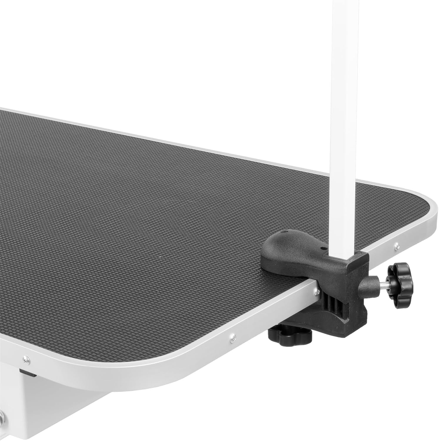 Large Hydraulic Dog Grooming Table Adjustable Height Non Slip Top H Bar