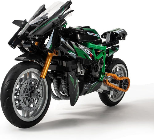 2-in-1 Robot & Motorbike Building Kit  515 Bricks  STEM Gift for Kids