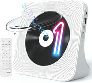 Portable CD Player Bluetooth Speakers FM Radio USB LCD Remote Home Audio