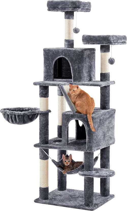 182cm Tall Cat Tree Tower Multi-Level Scratching Posts Condos Large Cats
