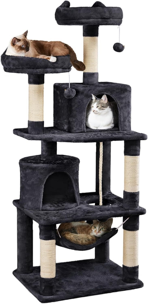 158cm Cat Tree Tower Multi Level Scratching Post Indoor with Condo