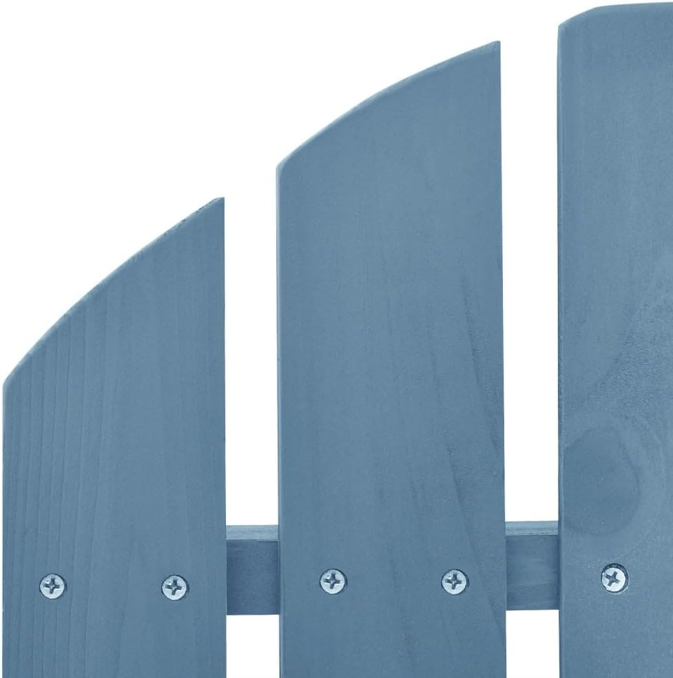 Outdoor Wooden Adirondack Rocking Chair, Weatherproof Patio Seat with Armrests