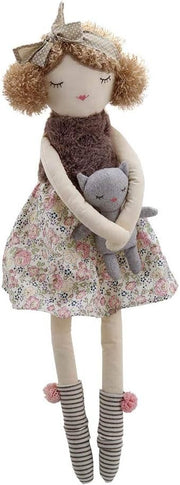 Large Soft Rag Doll Plush Toy Cute Costume Cuddly Gift for Toddlers Kids